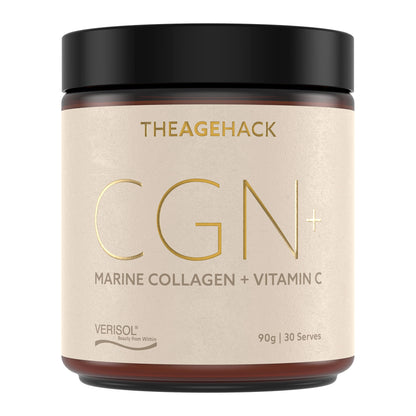 TheAgeHack CGN+ Marine Collagen + Vitamin C (90g, 30 Serves)