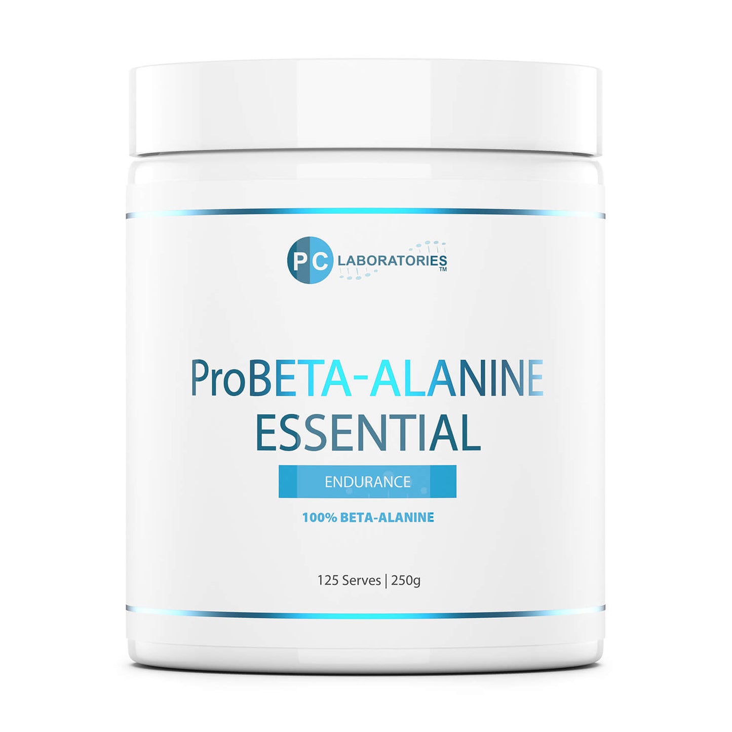 Container of PC Laboratories ProBETA-ALANINE Essential on a white background