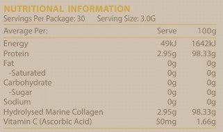 TheAgeHack CGN+ Marine Collagen + Vitamin C (90g, 30 Serves)