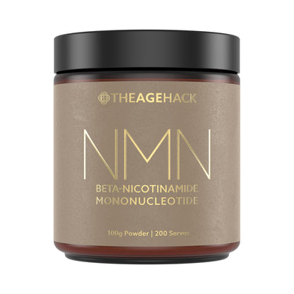 TheAgeHack NMN Powder – 100g Value Size (200 Serves)