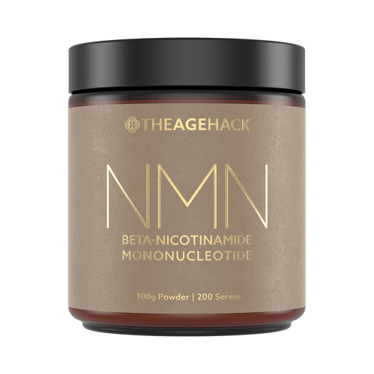 TheAgeHack NMN Powder – 100g Value Size (200 Serves)