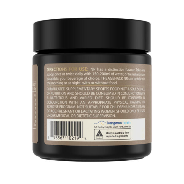 TheAgeHack NR Powder – 15g (60 Serves)